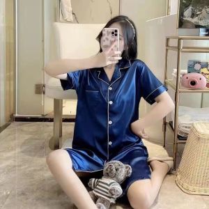 2266 E ชุดนอนกระโปรง ชุดนอนผ้าสีพื้น ชุดนอนผ้าซาติน แขนยาว ผ้าเบาบางใส่สบาย สินค้าพร้อมส่ง ไม่ต้องรอพรีออดอร์