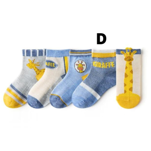 KAOS KAKI ANAK LAKI LAKI KOREA KEKINIAN MOTIF JERAPAH SOCK PEREMPUAN KIDS SEKOLAH USIA 1-10 TAHUN KK21