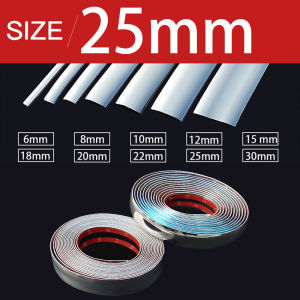 Exterior Car Chrome Body Strip Bumper Auto Door Protective Moulding Styling Trim Sticker #C0001