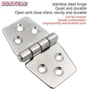 JCSYFAC Bản lề phẳng chất liệu thép không gỉ 304 cao cấp dùng cho hộp phân phối tủ điều khiển cửa sổ hộp gỗ phụ tùng tàu thuyền bản lề mini.