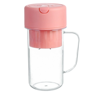 Portable Electric Juicer Cup Blender with Straw & Handle USB Rechargeable Personal Mini Fruit Juicer Smoothie Maker Bottle
