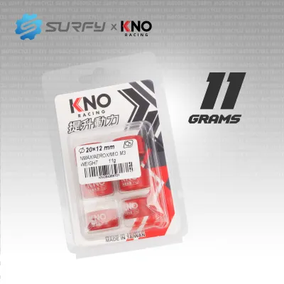 KNO Racing Flyball Bola Copper Power Up Durable 280 °C Heat Resistance 8g-14g Accurate Weight NMAX V1 V2 AEROX V1 V2 MIO i125 TAIWAN Quality
