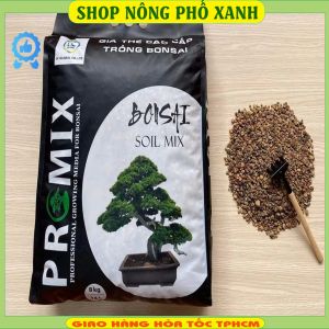 Đất trồng giá thể chuyên dụng dành cho bonsai trộn sẳn akadamapumiclava giữ ẩm thoáng rể nhập khẩu Nhật Bản 14 lít