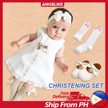 Buy White Christian Dress For Baby Girl online Lazada .ph