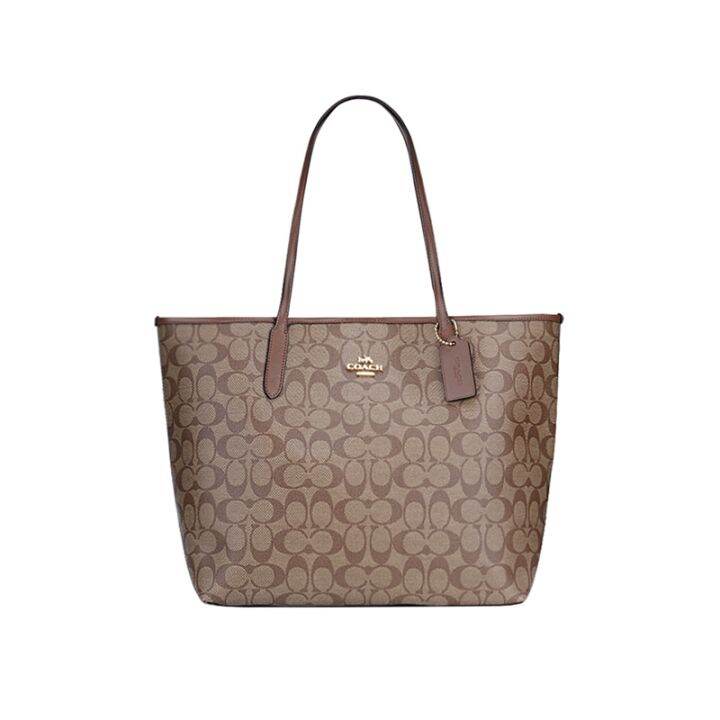 Coach double clearance sided tote bag