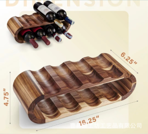 Wooden Storage Racks Double Deck Red Wine Rack Display Stands Display Shelves Wine Storage Holder Storage Organizers Home