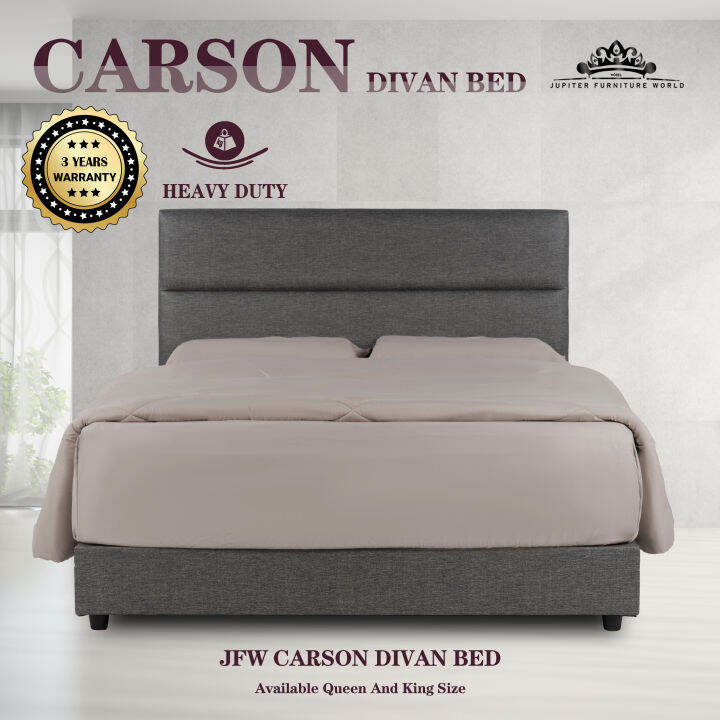 [JFW-CARSON DIVAN BED] 3 YEARS WARRANTY/HEAVY DUTY BED FRAME / QUEEN ...