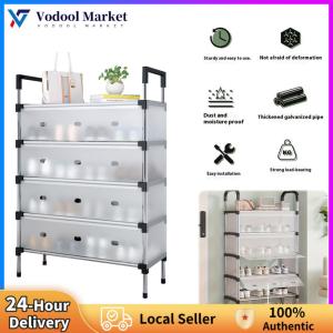 Robust Metal Frame Shoe Rack Multi-Layer Shoe Storage Solution for Home Organization