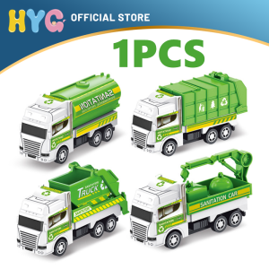 Kids Pull Back Toy Car City Sanitation Vehicle Engineering Military Vehicle Mini Pull Back Toy Car Random 1 pcs Alloy car simulation bus military car MINI racing car