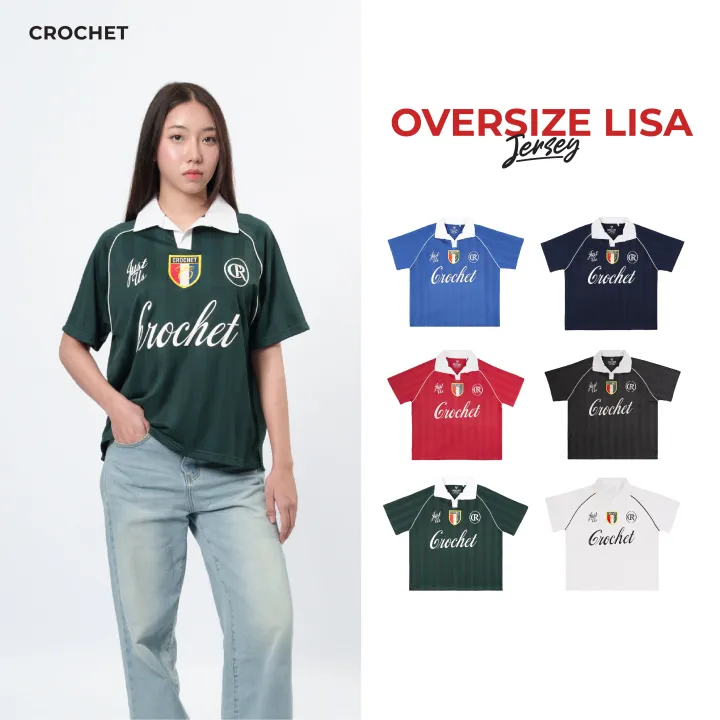 เส้นทางสู่ executable จาก... CROCHET Oversize Lisa Jersey เสื้อโปโล โอเวอร์ไซส์ ขนาด S - 2XL ...