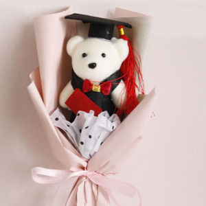 8Pcs Mini Graduation Bear Bouquet Craft Kit Cute Cap Gown Bear for Graduation Celebration Decor Grad Party Favor Stylish DIY2026