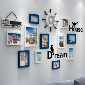 13pcs/Set Picture Frame Wall Decor Combination with PicturesEasy Installation Photo Frame Family Picture Display