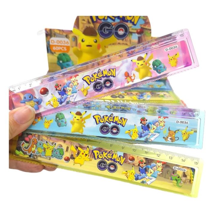 💖📏 15/ 30 cm Pokemon Hard Plastic Ruler l Kuromi Frozen Spiderman ...