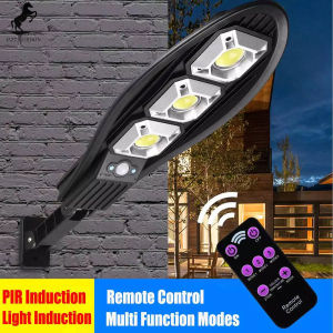 [READY STOCK] JAZZ GORDON Solar LED Outdoor Lights 150W/100W/50W Solar Street Lights Outdoor Dusk To Dawn Motion Sensor Wall Lamp Waterproof With Remote Control Wall Light Solar light
