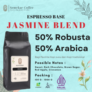 Speciality House Blend JASMINE kopi susu roast biji bubuk SEMEKAR Coffee ASLI