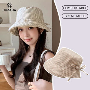 HOZADA Fashion Sun Cap Womens Beach Hat Bucket Hat Fisherman Hat Curlable Edge Sunscreen Hat Casual Sun Hats Portable Sun Protection Cap Sun Screen Hats for Summer Outdoor Travel