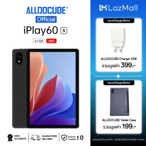 [แถมฟรี! หัวชาร์จ+เคส] ALLDOCUBE iPlay 60S แท็บเล็ต หน้าจอ 10.1 นิ้ว Screen 12GB RAM(4GB+8GB) 128GB ROM WiFi 6 Android 14 Tablet 8-core CPU 6200mAh GMS Certification