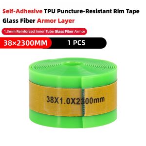 Bicycle Tire Liner High-Density TPU Thickened 3-Layer Bike Tire Liner Glass Fiber Armor Self-Adhesive Universal Fit 26/27.5/29 Inch