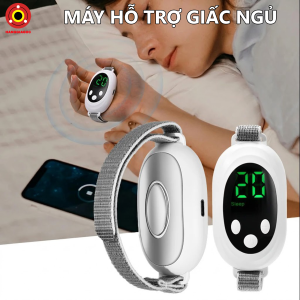Máy Hỗ Trợ Giấc Ngủ HY61 Đeo Tay Nhỏ Gọn Hai Chế Độ Giúp Thư Giãn Giảm Căng Thẳng Cho Giấc Ngủ Sâu