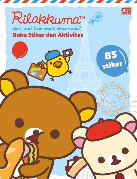 RILAKKUMA BONJOUR! BUKU STIKER DAN AKTIVITAS | Lazada Indonesia