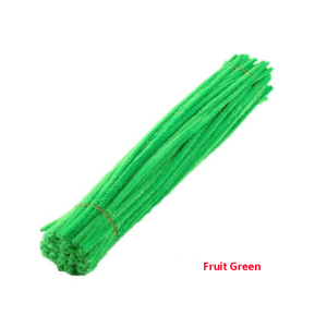 100pcs Fuzzy Sticks Mixing Color Pipe Cleaner Dense Chenille Stems Bright Color Pipe Cleaners Bulk Art Pipe Cleaners For Creative Decoration WD-L11
