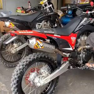 KNALPOT NORIFUMI WHOOPS GTR BORE UP KOMPETISI CRF 150 L KLX 150 BF DTRACKER 155 SUPERMOTO