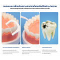 ไหมขัดฟัน 50 ชิ้น/กล่อง อุปกรณ์ทำความสะอาดช่องปาก วัสดุเกรดอาหาร มีด้ามจับ. 