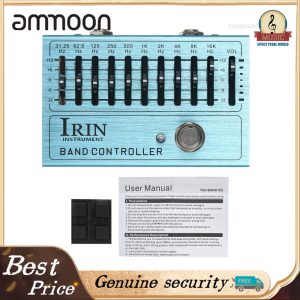 IRIN 10-Band EQ Guitar Effect Pedal Mini Guitar Equalizer with True Bypass for Guitar Bass Aluminum Alloy Body - BAND CONTROLLER