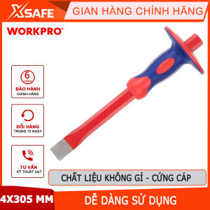 Dùi đục sắt mũi dẹt kích thước 4X305mm Workpro - WP242002