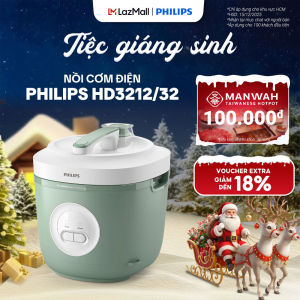 Nồi Cơm Điện Philips Series 3000 HD3212 /32 1.8 Lít - Hàng Chính Hãng - Bảo Hành 24 Tháng