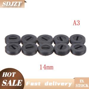 SDJZT 10pcs Đen Carbon bàn chải chủ cap Brushes Bìa 13 14 15 16 18 20 22mm