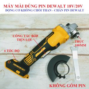 SV Thân máy mài không chổi than dùng pin 18V - 20V (chung chân pin Dewalt)