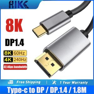 Kabel USB Type C to Display Port |  Type-c to DP 4K HP/Projector/Laptop/Monitor 1.8 Meter