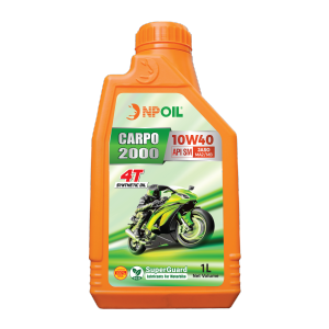 Dầu nhớt xe máy CARPO 2000 (Synthetic Oil) - API SM - JASO MA2/MB - 10W40 - 0.8L/1L (Xe số và Xe tay ga)