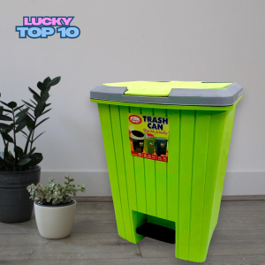 Uniplus Foot Pedal and Lid Trash Can/ Basurahan/Dust Bin/Garbage Recycling Bin/Waste Bin/Garbage Trashcan