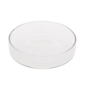 Aquarium nuôi tôm món ăn độ trong suốt cao đáy bằng kính Bát ăn 3.9 3.5 3.2 3.0 2.6 2.4 inches khay tròn