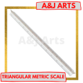 Triangular Metric Scale Toblerone Ruler 12 inch for Architecture (1:100 to 1:500) Triangular Ruler Triangle Ruler. 