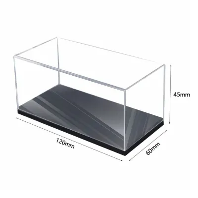 JAYNEBIO Transparent Display Box 1/64 Diecast Model Car Acrylic Box Holder Practical Dustproof Display Rack Model