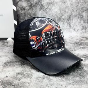 Nón kết mũ lưỡi trai Harley Davision phối vải da form chuẩn thời trang đường phố siêu đẹp