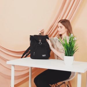 MARTIN VERSA Ransel Wanita 35 Cm Tas Main Sekolah Kuliah Woman Backpack Canvas TR5