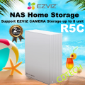 EZVIZ R5C Home Storage NAS Support up to 8 EZVIZ Camera Private Data Base Back Up Home Cloud ASUSTOR 3.5"EZVIZ NVR. 