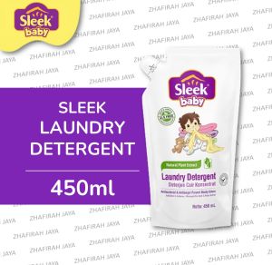 SLEEK Laundry Detergent 450ml 900ml Deterjen Cuci Baju Bayi SLEEK murah terbaru promo