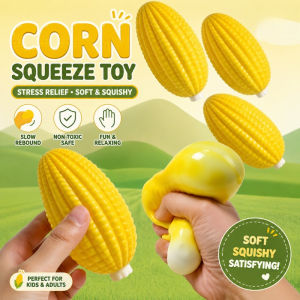 Simulation Corn Fidget Toy Slow Rebound Squeeze Toy Soft Stress Relief Stress Ball for Kids Adults