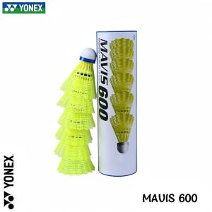 Yonex Mavis 600 Badminton Nylon Shuttlecock (S1/RO)Nylon Ball Training Shuttlecock6pcs. 1Tube)