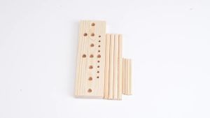 Bow Maker for RibbonWooden Multi Size Adjustable Wreath Bow Maker Tool Bow Tie Maker with Wooden Board Sticks for Making Bows DIY Crafts Party Decorations