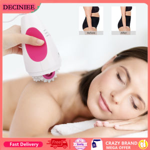 DECINIEE 3D Body Slimming Massage Lose Weight Machine Full Body Abdominal Slim Roller Massager Electric Fat Burner Anti-cellulite Roller