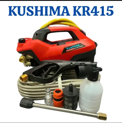 [BH 24 THÁNG ] Máy Rửa Xe Kushima KR415 3500W – Máy rửa xe áp lực cao - Máy rửa xe Mini- Có nút chỉnh áp suất + van xả khí