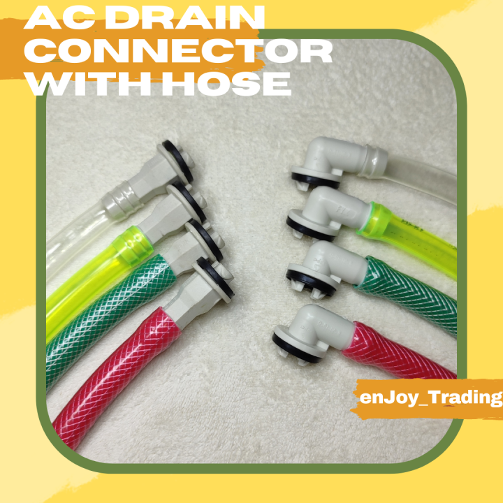 Aircon Drain Hose Connector Air Conditioner AC Elbow Straight Fitting