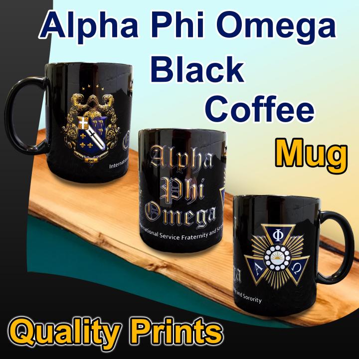 Alpha Phi Omega Black Mug | Lazada PH