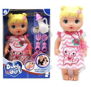10" Baby Alive Rubberized Happy Doll Simulation Sound Baby Doll w/ Accessories & Box Silicone Baby